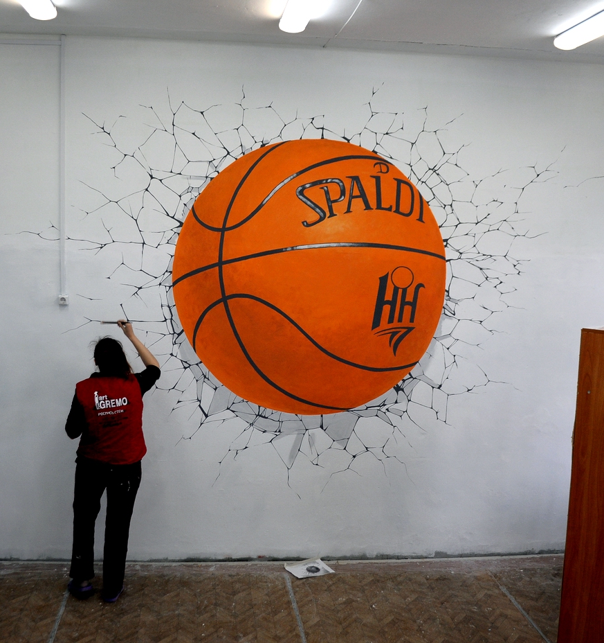 Роспись стен.